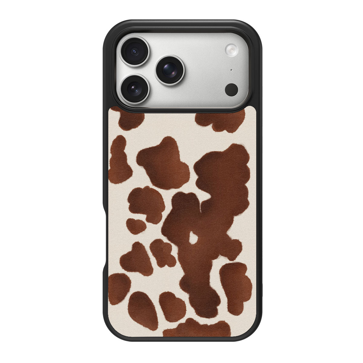Cocoa Cow design back view – iPhone 18 Pro Max case
