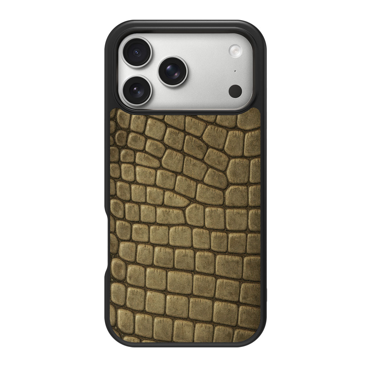 Croc Scales design back view – iPhone 18 Pro Max case