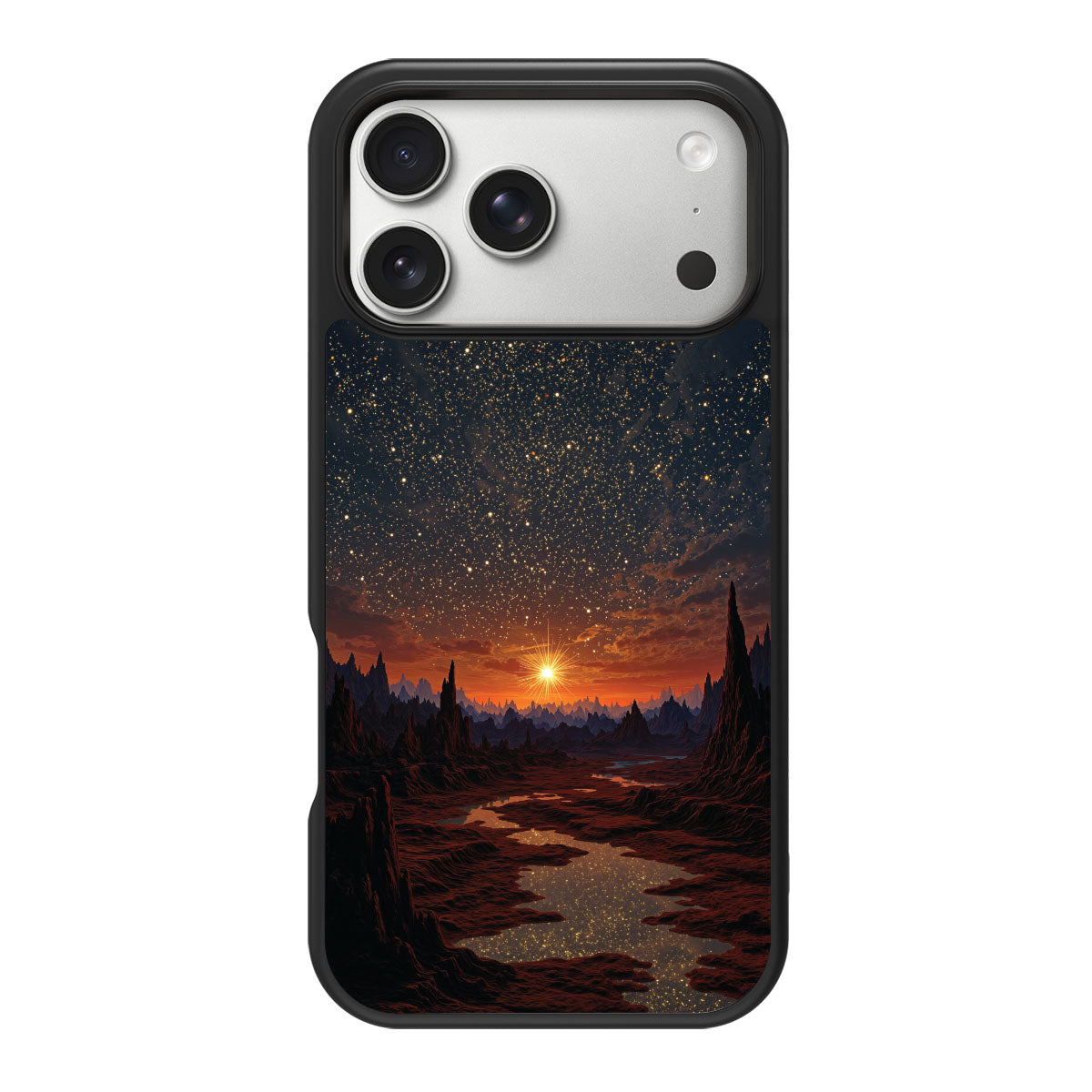 Orange Sunset Designer iPhone 18 Pro Max Case – Desert Dusk | MagSafe