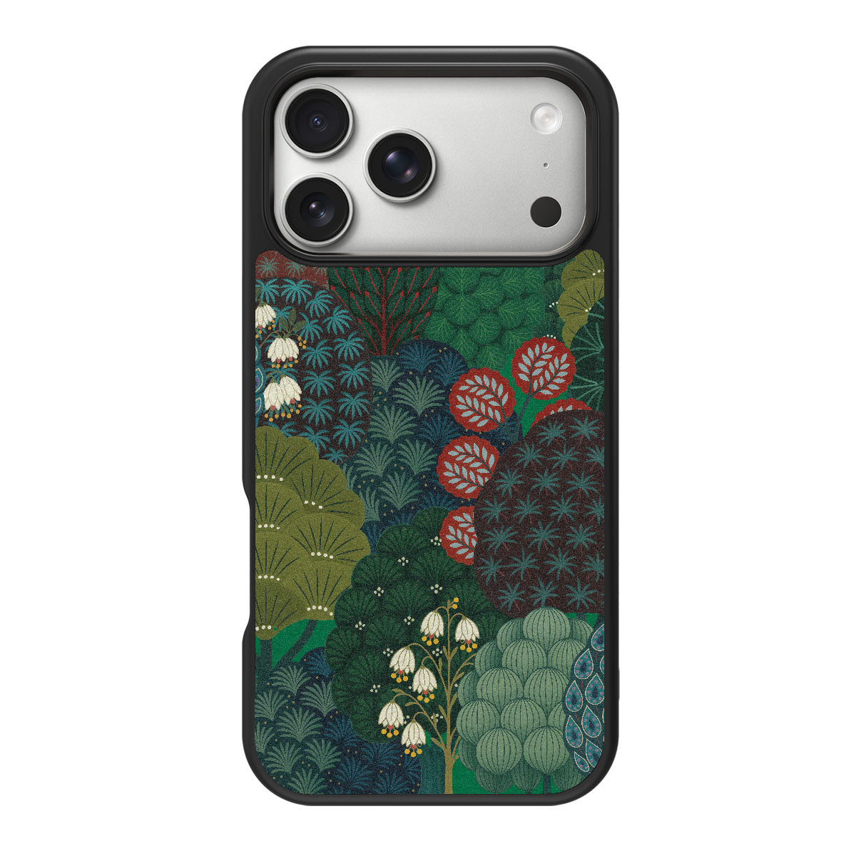 Flourishing Forests design back view – iPhone 18 Pro Max case