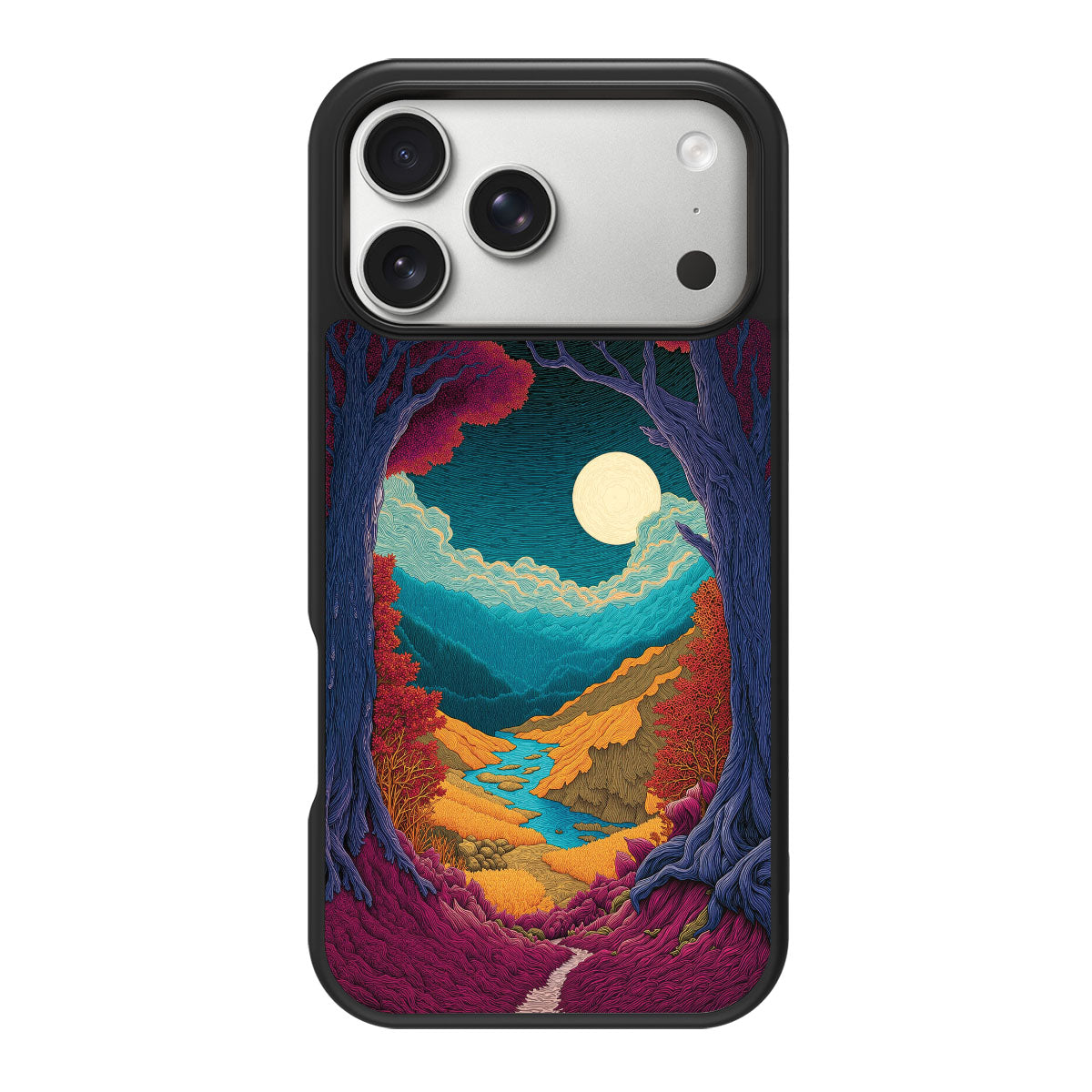 Celestial Designer iPhone 18 Pro Max Case – Harvest Moon | MagSafe