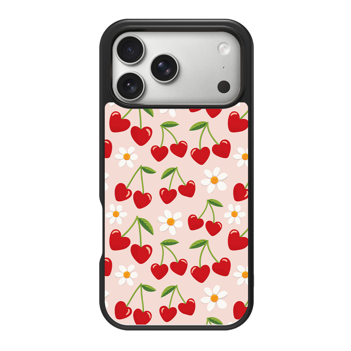 Love Cherry design back view – iPhone 18 Pro Max case