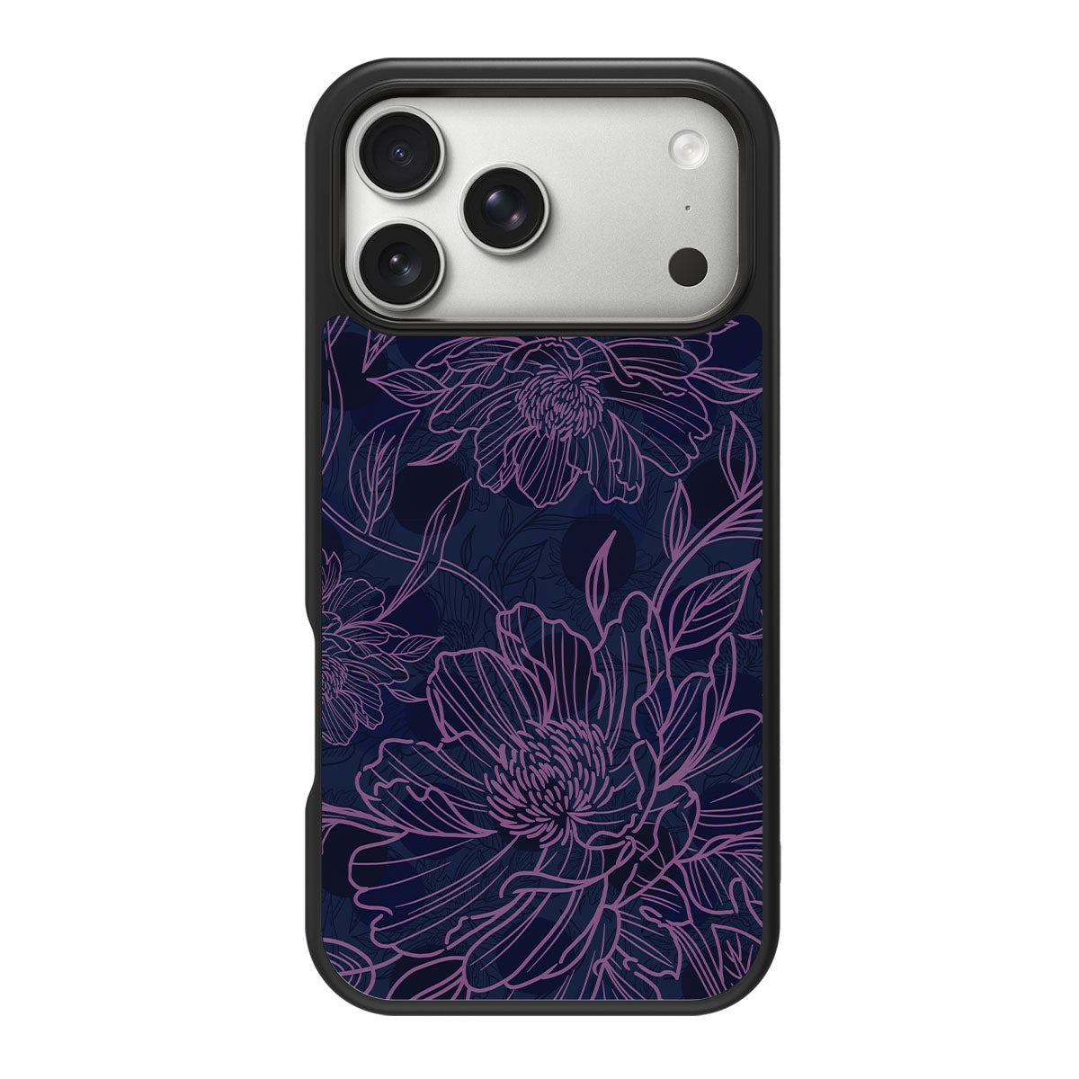 Luminous Blooms design back view – iPhone 18 Pro Max case