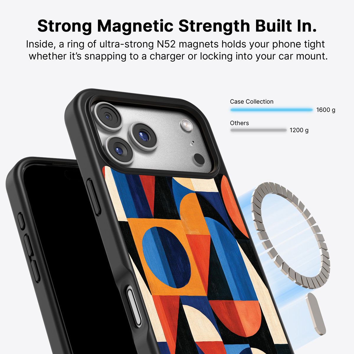 iPhone 18 Pro Max MagSafe case – Modernist Muse design