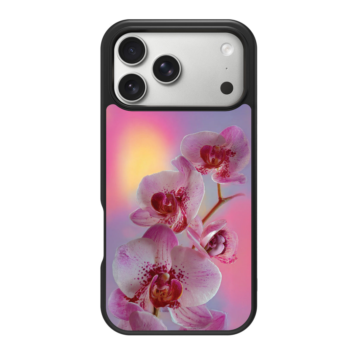 Orchid Dream design back view – iPhone 18 Pro Max case