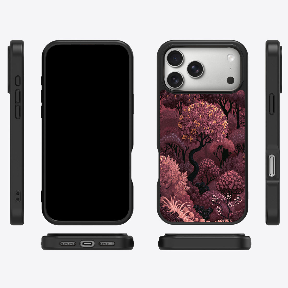 Velvet Reverie iPhone 18 Pro Max case cover – multi-angle view