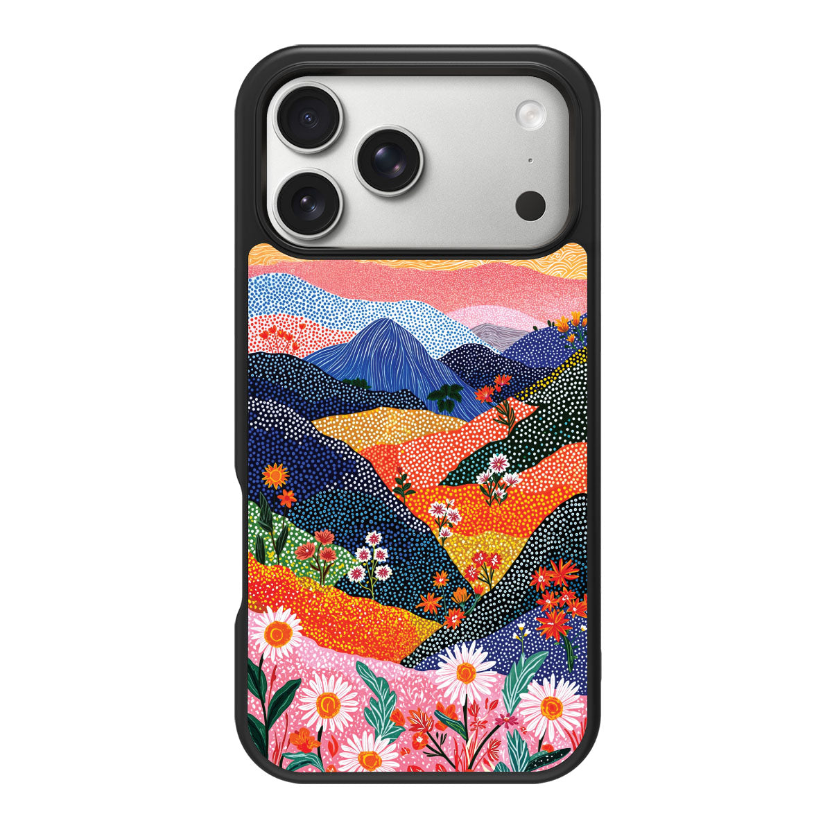 Scenic Designer iPhone 18 Pro Max Case – Wildflower Valley | MagSafe