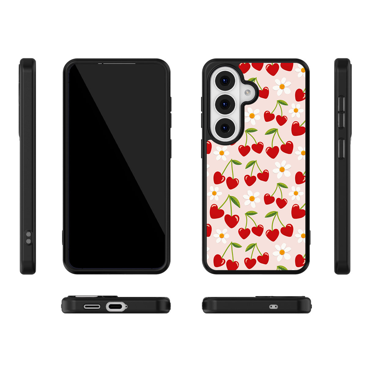 Love Cherry Samsung Galaxy S26 case – multi-angle view