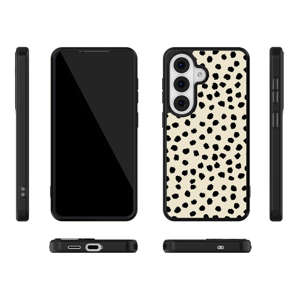 Luxe Beige Samsung Galaxy S26 Plus case – multi-angle view