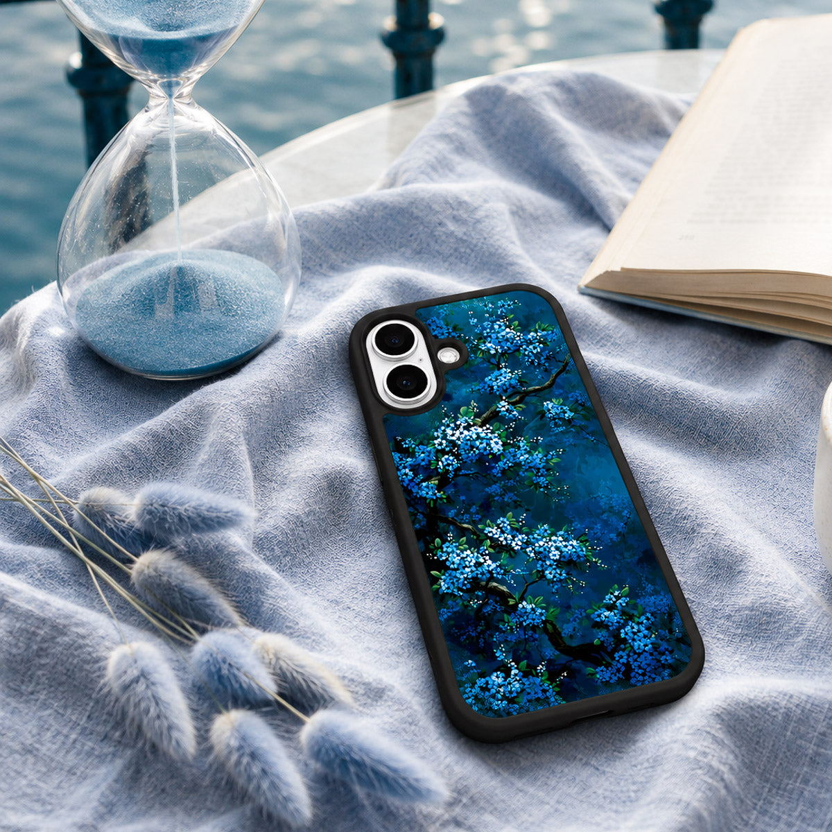 Floral Designer iPhone 17 Case – Moonlit Petals | MagSafe — view 3