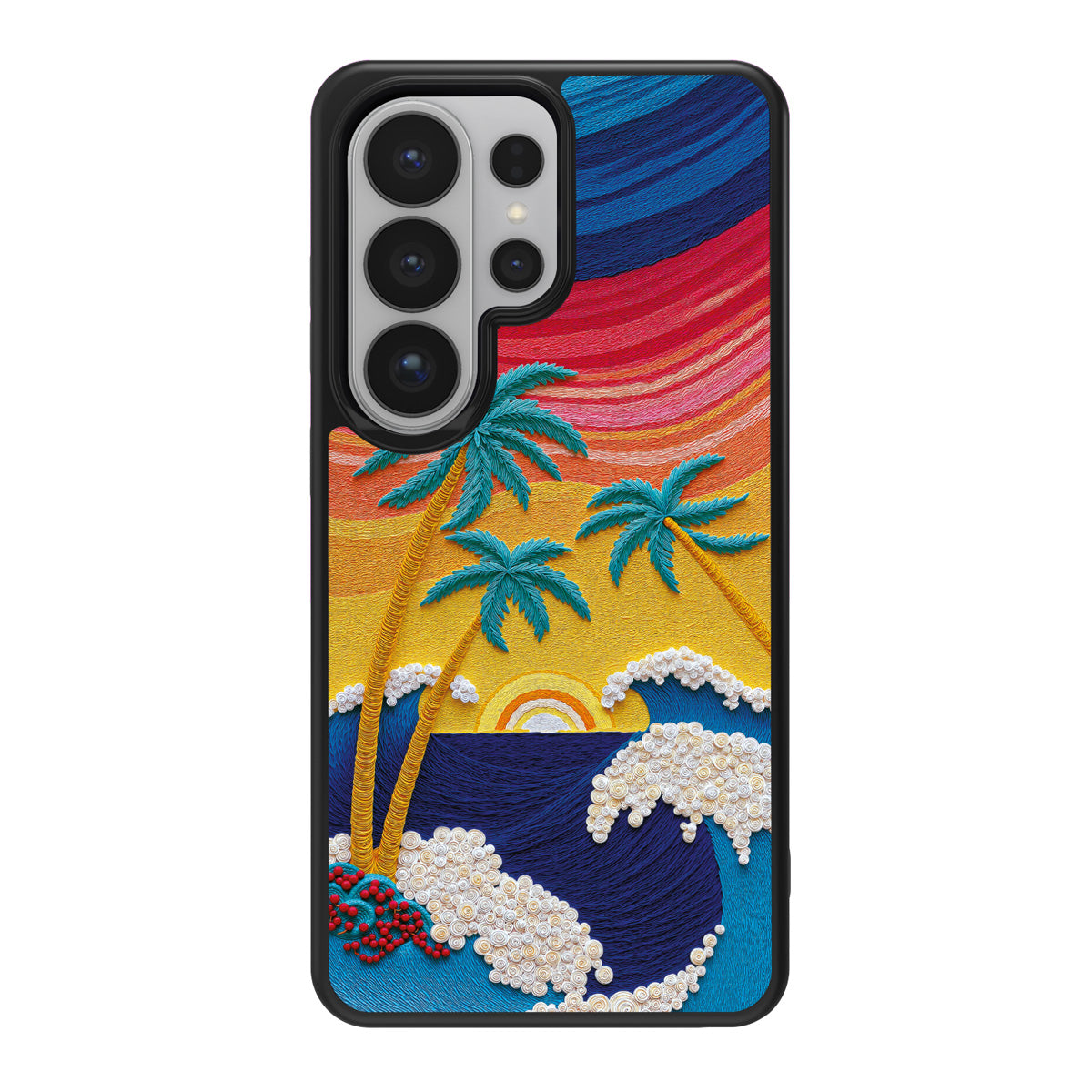 Paper Tropics design back view – Samsung Galaxy S26 Ultra case