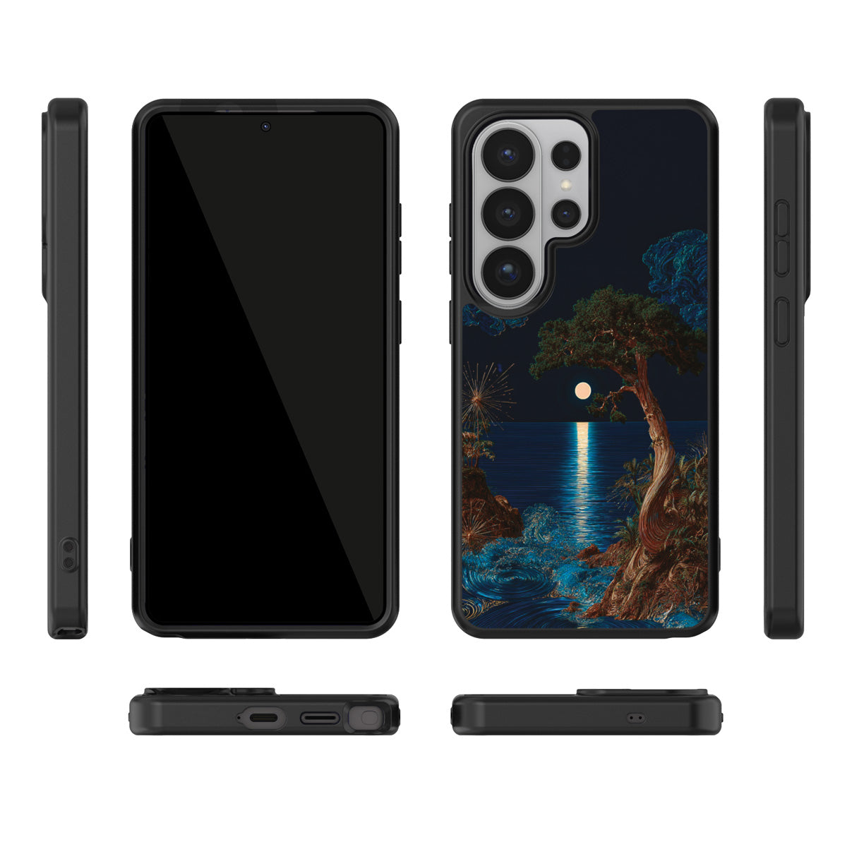 Quiet Moon Samsung Galaxy S26 Ultra case – multi-angle view