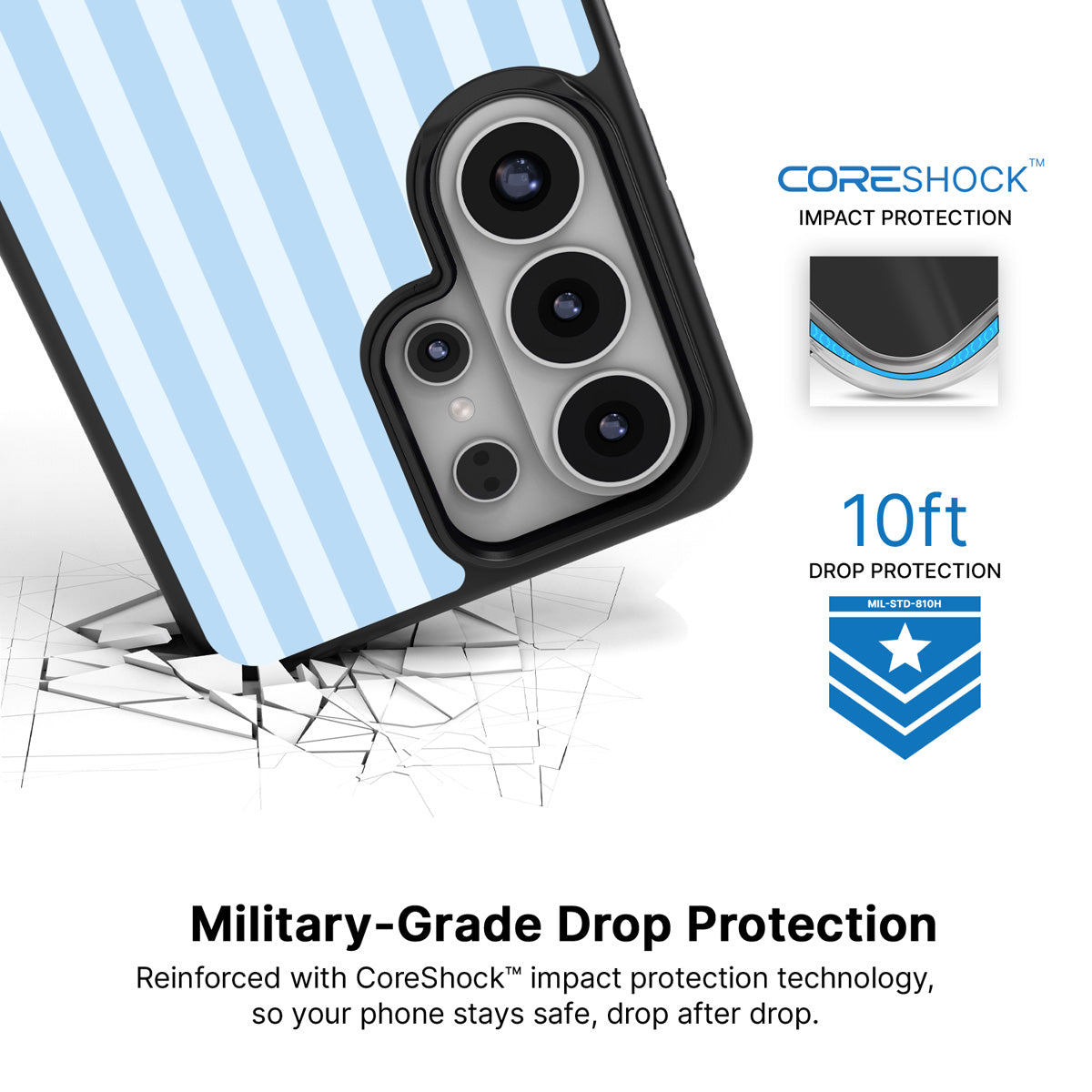 Riviera Samsung Galaxy S26 Ultra case with 10ft military-grade drop protection