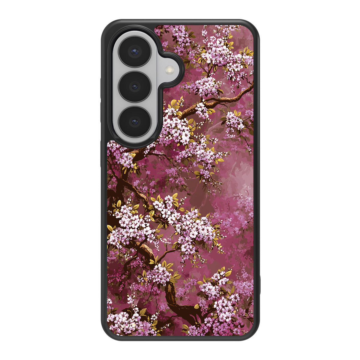 Rose Whisper design back view – Samsung Galaxy S26 case