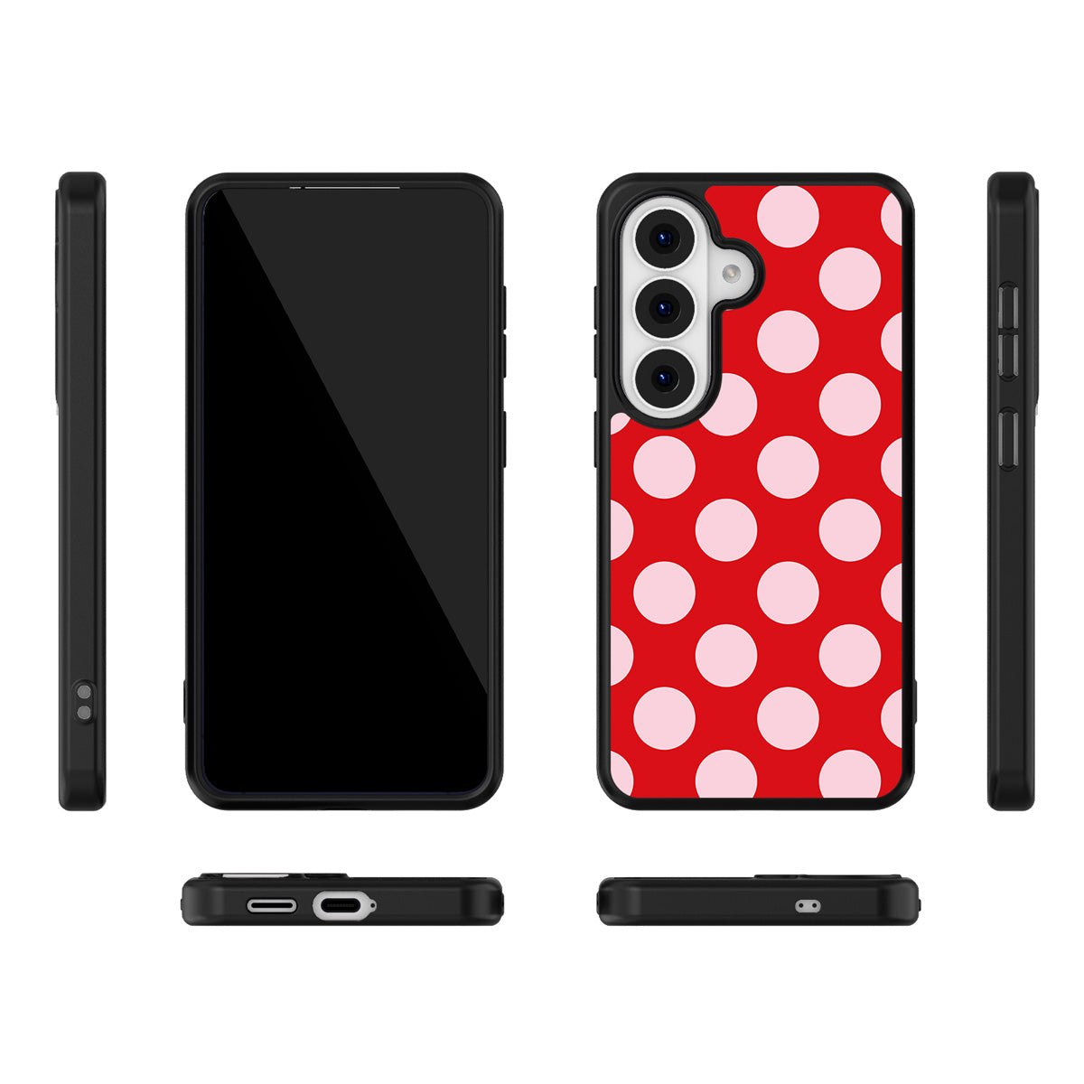Rouge Blush Samsung Galaxy S26 case – multi-angle view