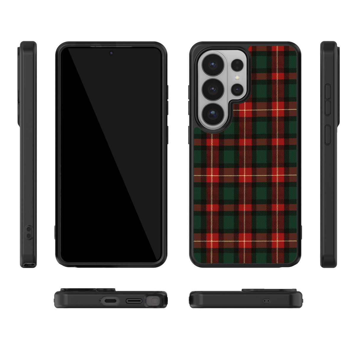 Royal Tartan Samsung Galaxy S26 Ultra case – multi-angle view