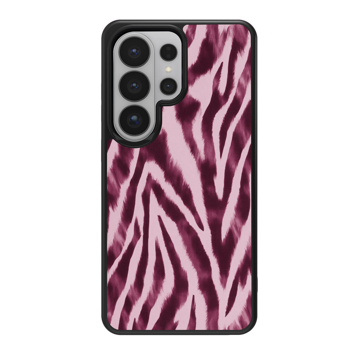Sangria Zebra design back view – Samsung Galaxy S26 Ultra case