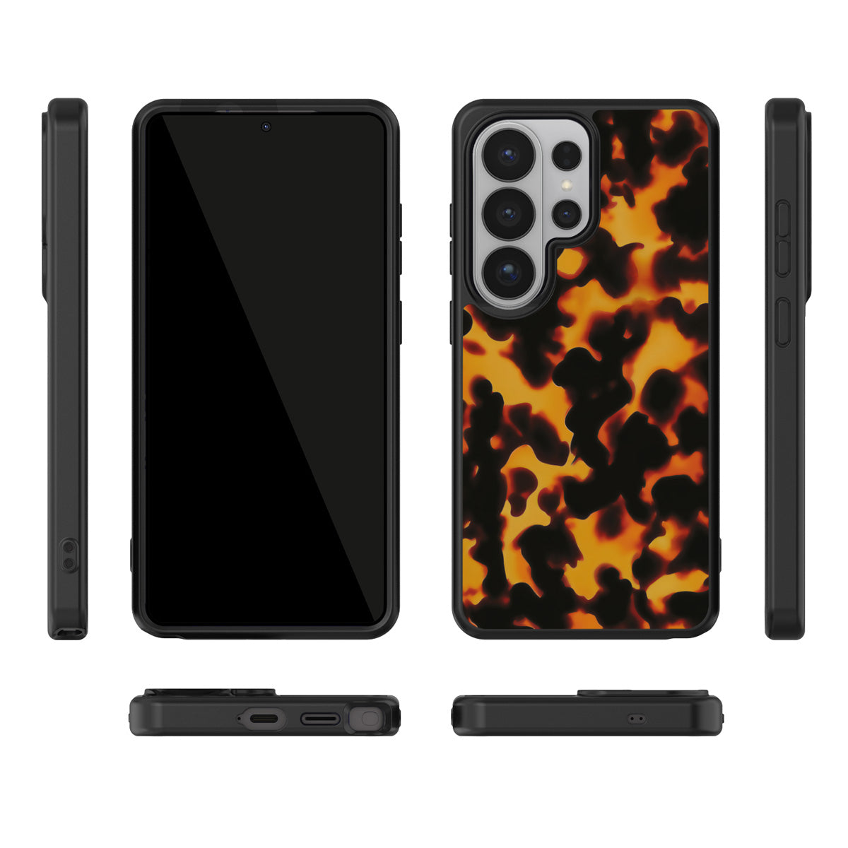 Tortoise Shell Samsung Galaxy S26 Ultra case – multi-angle view