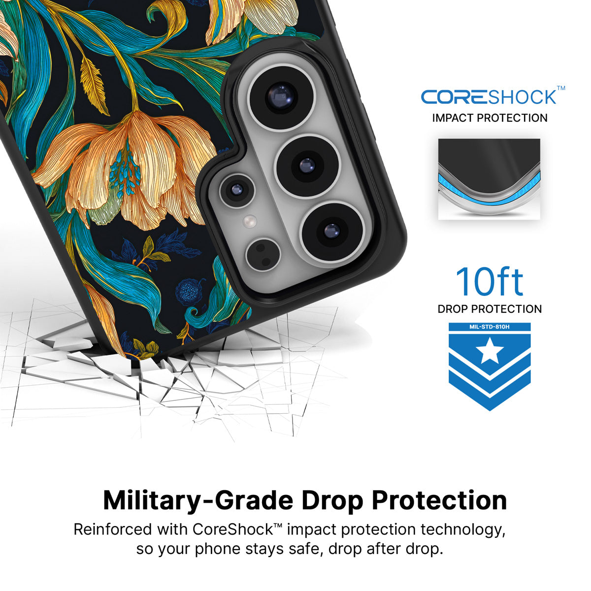 Tulip Play Samsung Galaxy S26 Ultra case with 10ft military-grade drop protection