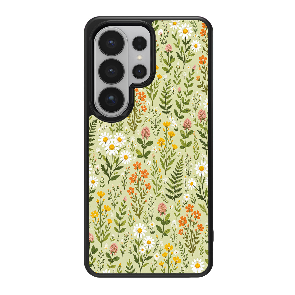 Wildflower Meadow design back view – Samsung Galaxy S26 Ultra case