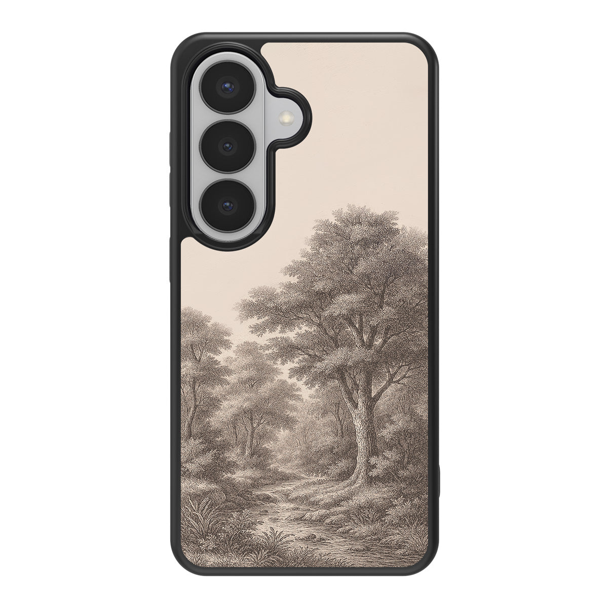 Woodland design back view – Samsung Galaxy S26 Plus case