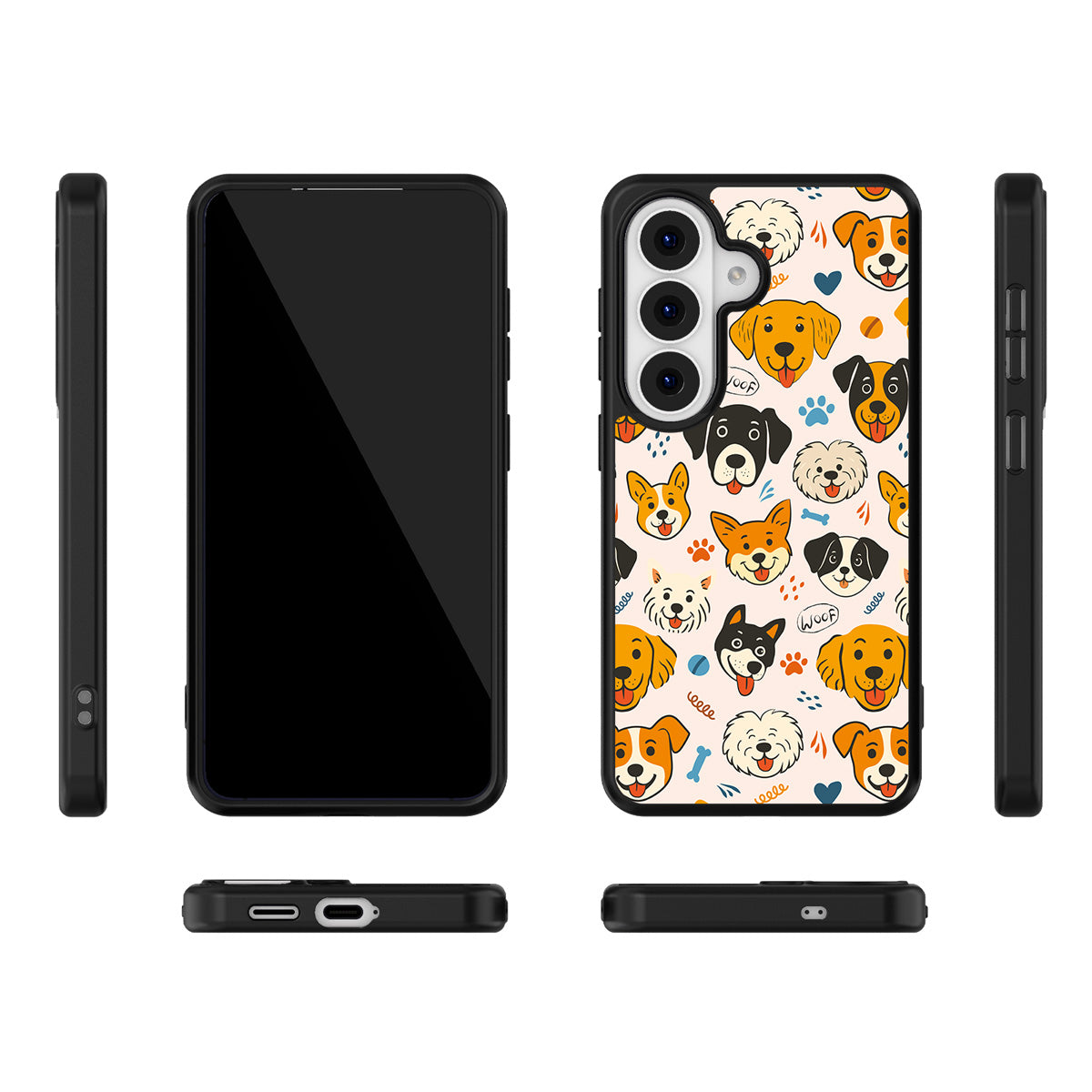 Woof Squad Samsung Galaxy S26 case – multi-angle view
