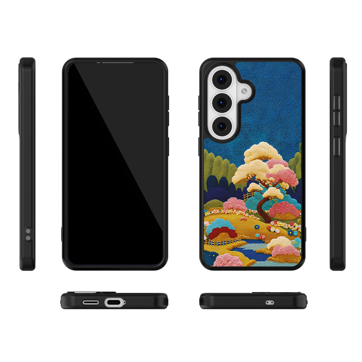 Zen Garden Samsung Galaxy S26 case – multi-angle view